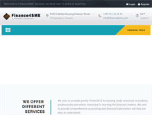 Tablet Screenshot of finance4sme.com